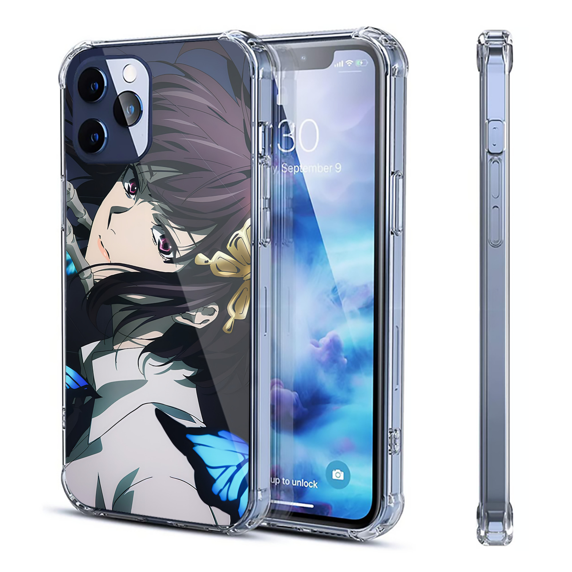 （画像用） 文豪ストレイドッグス Bungo Stray Dogs 【iPhone 12シリーズ対応】透明スマホケース（クリアソフトケース）